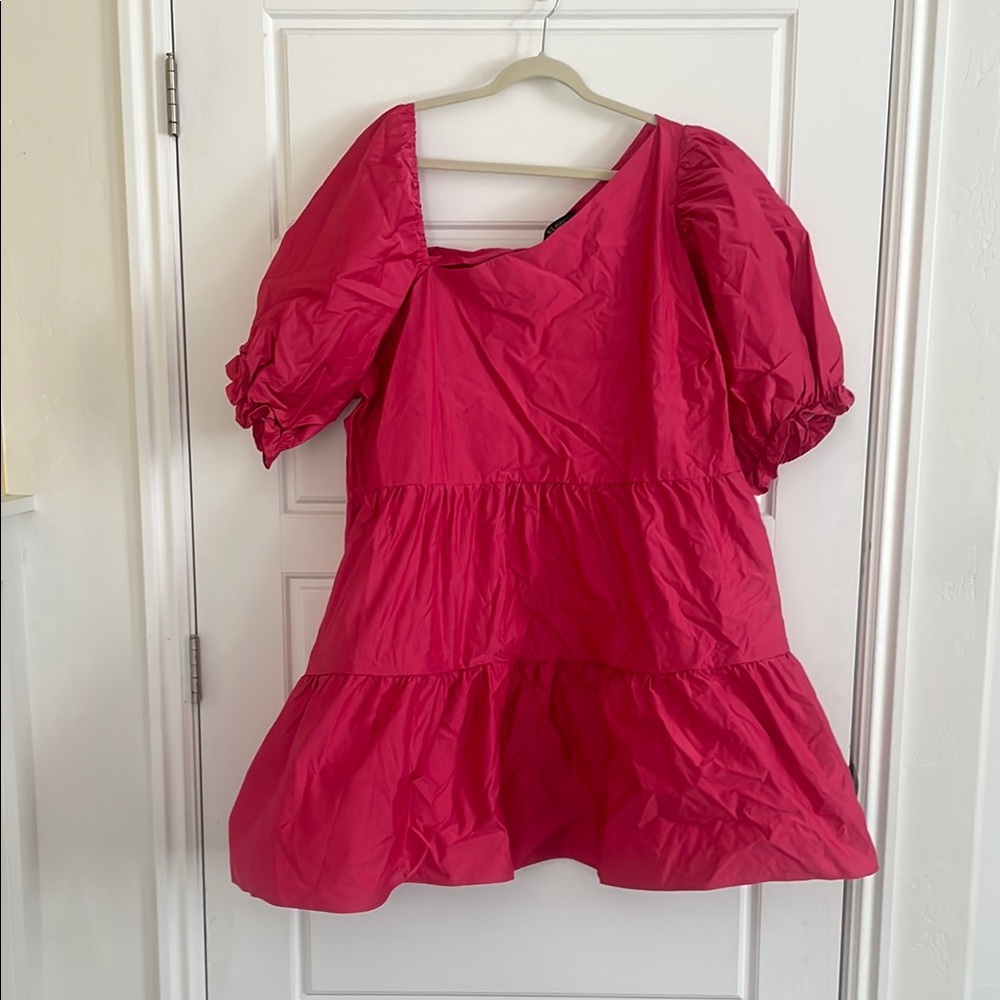 ELOQUII Vibrant Pink Dress